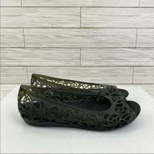 Crocs Isabella Jelly II Round Toe Flats Size 9